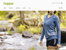 Tablet Screenshot of hopperapparel.com